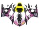 Compra Carenados Moto Yamaha YZF 600 R6 2005 - Negro Rosa Amarillo Repsol 46