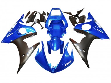Compra Carenados Moto Yamaha YZF 600 R6 2005 - Azul Negro Mate