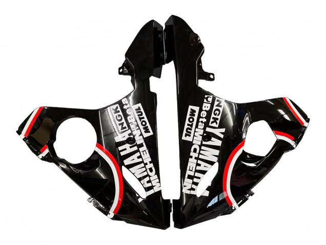 Compra Carenados Moto Yamaha YZF 600 R6 2005 - Negro Brillante Blanco Lucky Strike Motul