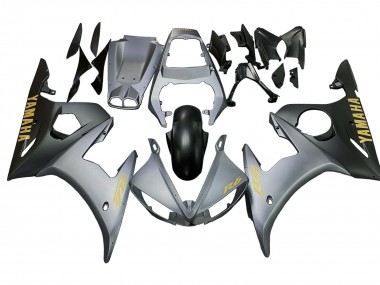 Compra Carenados Moto Yamaha YZF 600 R6 2005 - Gris Negro Mate Oro