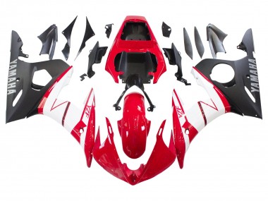 Compra Carenados Moto Yamaha YZF 600 R6 2005 - Rojo Blanco Negro Mate