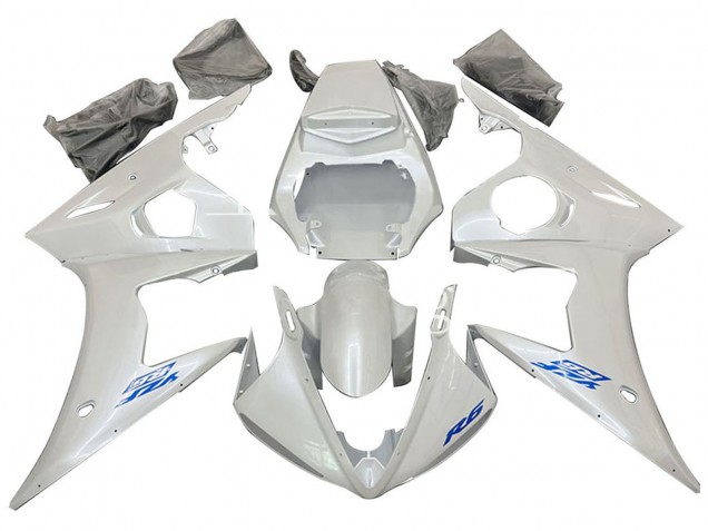 Compra Carenados Moto Yamaha YZF 600 R6 2005 - Blanco Azul
