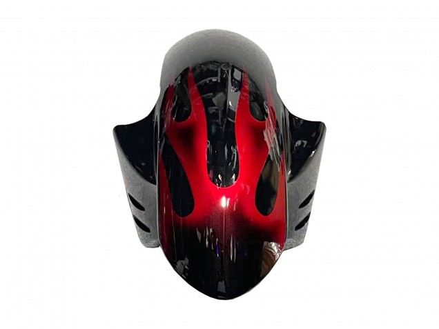Compra Carenados Moto Yamaha YZF 600 R6 2005 - Negro Rojo Llama