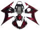 Compra Carenados Moto Yamaha YZF 600 R6 2005 - Negro Rojo Llama