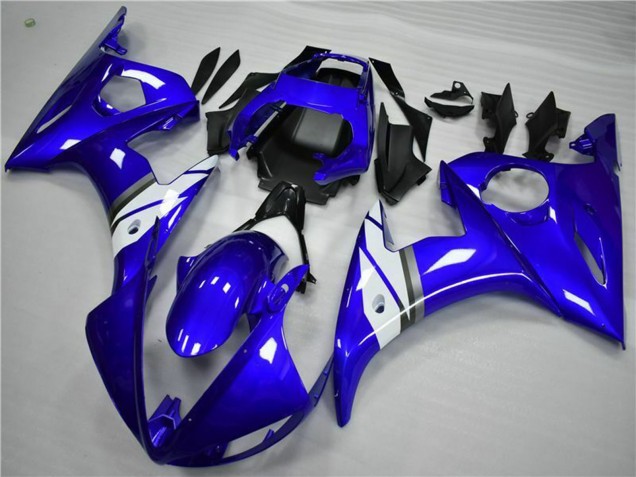 Compra Carenados Moto Yamaha YZF 600 R6 2005 - Azul Blanco