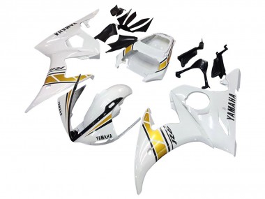 Compra Carenados Moto Yamaha YZF 600 R6 2005 - Blanco Oro Negro