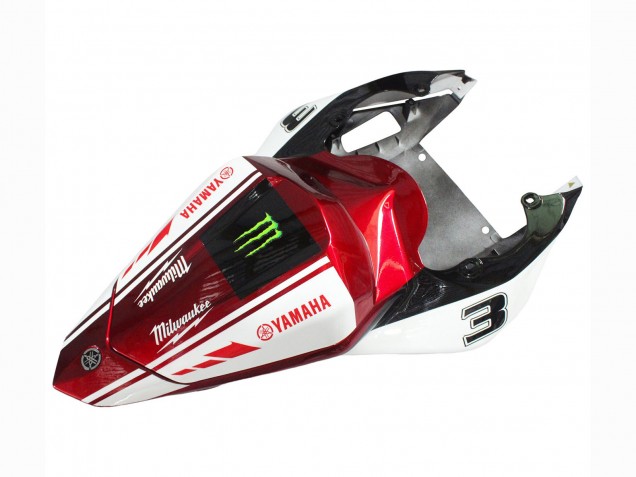 Compra Carenados Moto Yamaha YZF 600 R6 2006-2007 - Blanco Rojo Negro Verde Monstruo Milwaukee