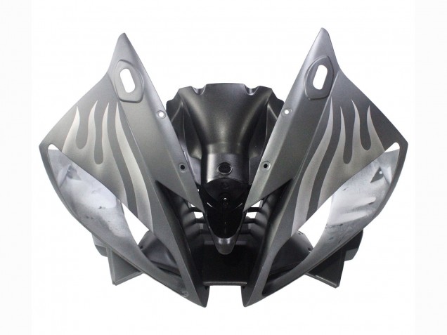 Compra Carenados Moto Yamaha YZF 600 R6 2006-2007 - Negro Mate Plata Llama