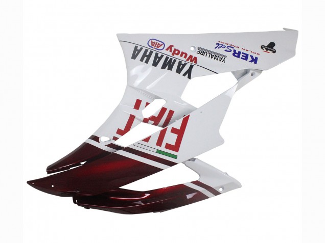 Compra Carenados Moto Yamaha YZF 600 R6 2006-2007 - Blanco Rojo Granate Fiat Acer Yamalube