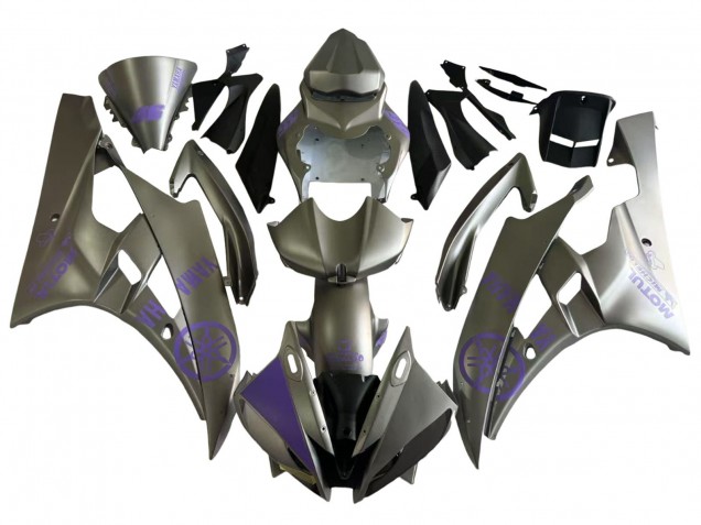 Compra Carenados Moto Yamaha YZF 600 R6 2006-2007 - Gris Púrpura Motul