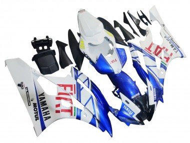 Compra Carenados Moto Yamaha YZF 600 R6 2006-2007 - Blanco Azul Rojo Fiat Motul Michelin