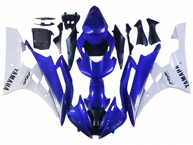 Compra Carenados Moto Yamaha YZF 600 R6 2006-2007 - Blanco Azul Negro
