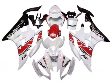 Compra Carenados Moto Yamaha YZF 600 R6 2006-2007 - Blanco Rojo Negro Motul