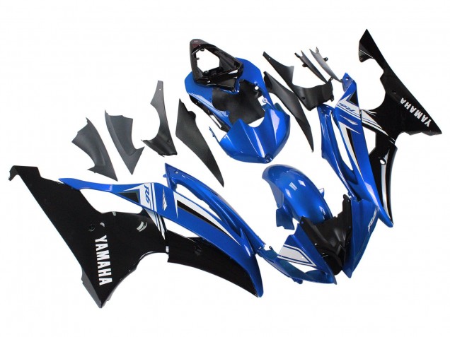 Compra Carenados Moto Yamaha YZF 600 R6 2008-2016 - Blanco Azul Negro Brillante
