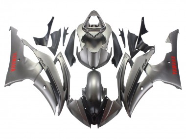 Compra Carenados Moto Yamaha YZF 600 R6 2008-2016 - Gris Mate Rojo Calcomanías