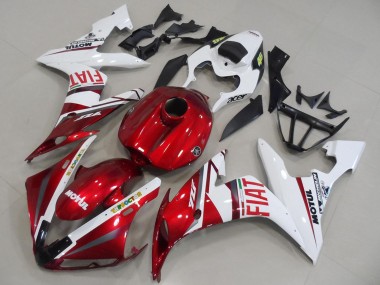 Compra Carenados Moto Yamaha YZF R1 2004-2006 - Blanco Rojo Fiat Motul