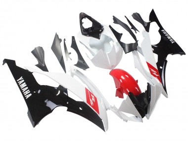 Compra Carenados Moto Yamaha YZF 600 R6 2008-2016 - Blanco Rojo Negro Brillante