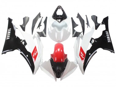 Compra Carenados Moto Yamaha YZF 600 R6 2008-2016 - Blanco Rojo Negro Brillante