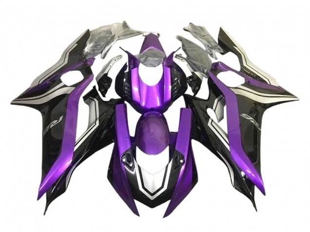 Compra Carenados Moto Yamaha YZF 600 R6 2017-2023 - Plata Púrpura Negro Brillante