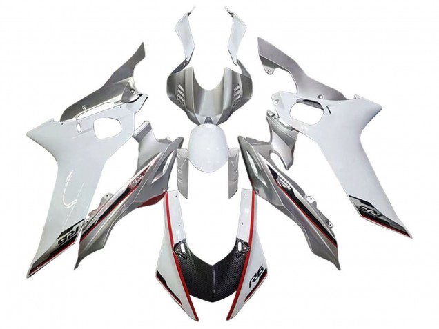 Compra Carenados Moto Yamaha YZF 600 R6 2017-2023 - Plata Blanco Rojo Negro