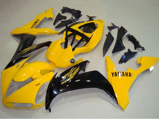 Compra Carenados Moto Yamaha YZF R1 2004-2006 - Amarillo Negro Brillante