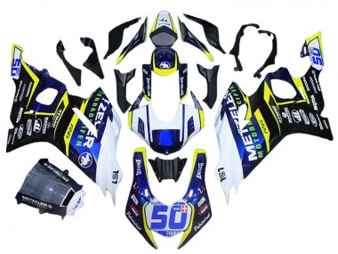 Compra Carenados Moto Yamaha YZF 600 R6 2017-2023 - Blanco Amarillo Azul