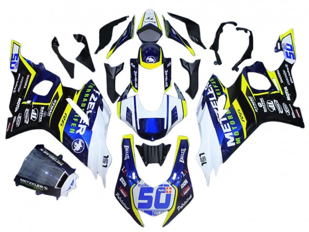 Compra Carenados Moto Yamaha YZF 600 R6 2017-2023 - Blanco Amarillo Azul