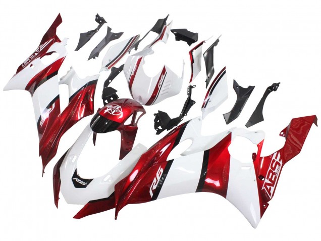 Compra Carenados Moto Yamaha YZF 600 R6 2017-2023 - Blanco Rojo Negro