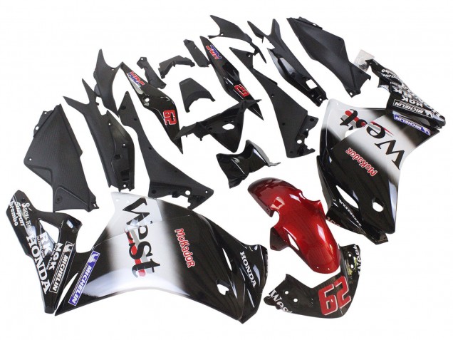 Compra Carenados Moto Honda CBR250RR 2011-2015 - Negro Brillante Blanco West Rojo HRC 62