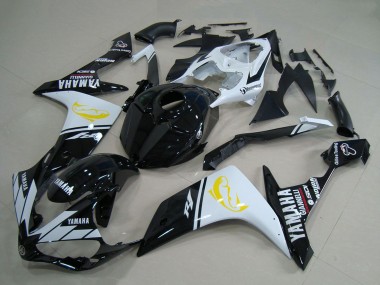 Compra Carenados Moto Yamaha YZF R1 2007-2008 - Blanco Negro Amarillo Dolphin