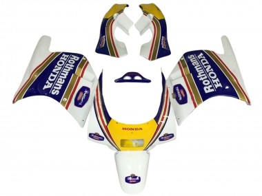 Compra Carenados Moto Honda NSR250R 1988-1989 - Blanco Amarillo Azul Rothmans