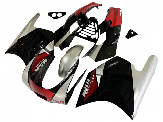 Compra Carenados Moto Honda NSR250R 1988-1989 - Plata Rojo Negro Brillante