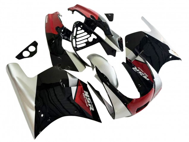 Compra Carenados Moto Honda NSR250R 1988-1989 - Plata Rojo Negro Brillante