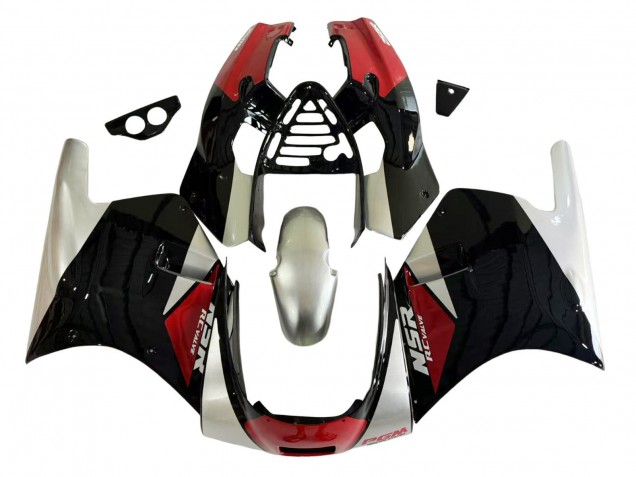 Compra Carenados Moto Honda NSR250R 1988-1989 - Plata Rojo Negro Brillante
