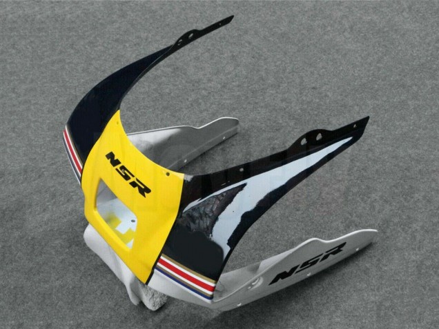 Compra Carenados Moto Honda NSR250R 1988-1989 - Blanco Amarillo Oro Negro Brillante