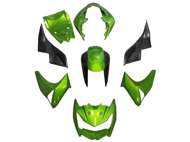 Compra Carenado Moto Kawasaki Z1000 2003-2006 - Verde Negro Brillante