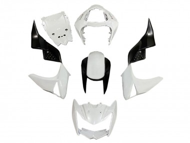 Compra Carenados Moto Kawasaki Z1000 2003-2006 - Blanco Negro Brillante