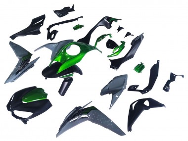 Compra Carenados Moto Kawasaki Z1000 2014-2019 - Negro Verde Gris