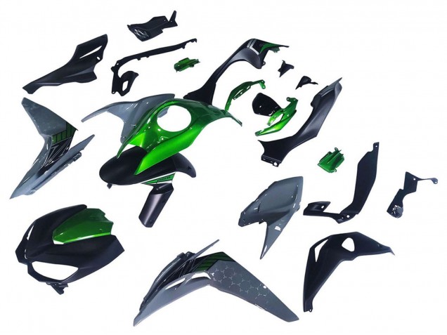 Compra Carenados Moto Kawasaki Z1000 2014-2019 - Negro Verde Gris
