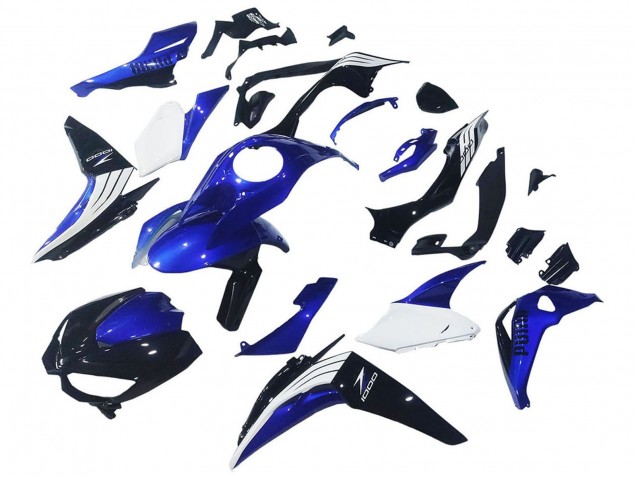 Compra Carenados Moto Kawasaki Z1000 2014-2019 - Blanco Azul Negro