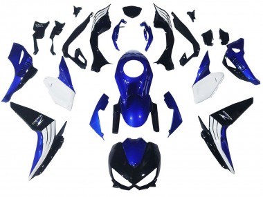 Compra Carenados Moto Kawasaki Z1000 2014-2019 - Blanco Azul Negro