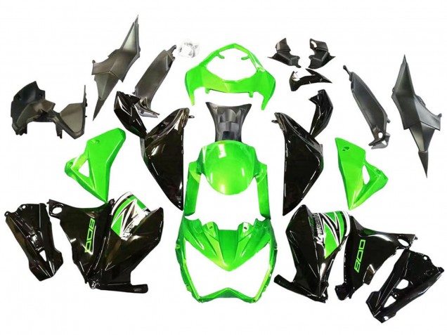 Compra Carenados Moto Kawasaki Z800 2013-2018 - Verde Negro Brillante