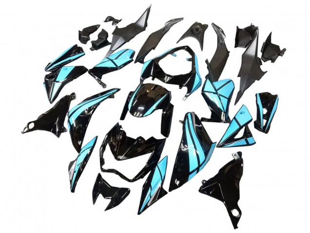 Compra Carenados Moto Kawasaki Z800 2013-2018 - Azul Claro Negro Brillante