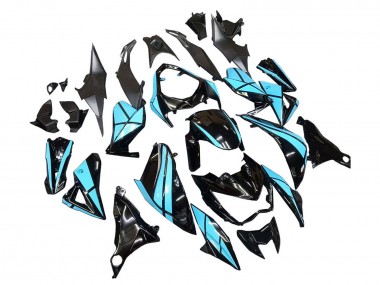 Compra Carenados Moto Kawasaki Z800 2013-2018 - Azul Claro Negro Brillante
