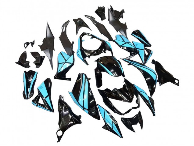 Compra Carenados Moto Kawasaki Z800 2013-2018 - Azul Claro Negro Brillante