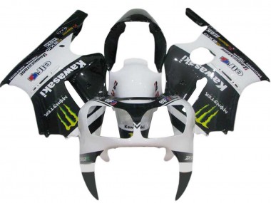 Compra Carenados Moto Kawasaki ZX12R 2000-2001 - Blanco Negro Amarillo Elf Monstruo