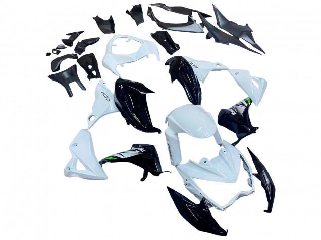 Compra Carenados Moto Kawasaki Z800 2013-2018 - Blanco Negro Brillante Verde