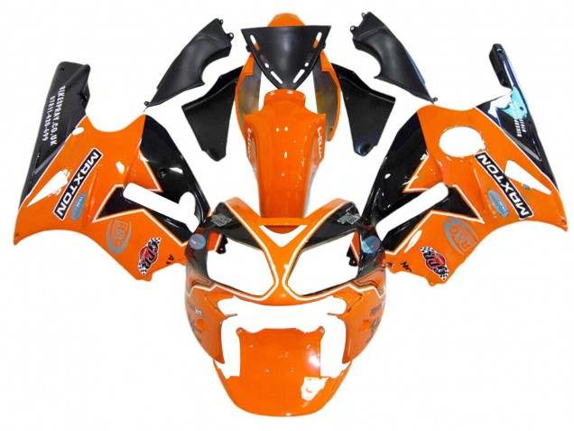 Compra Carenados Moto Kawasaki ZX12R 2002-2006 - Naranja Amarillo Negro Elf Maxton
