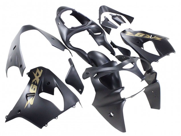 Compra Carenados Moto Kawasaki ZX9R 2000-2001 - Negro Mate Oro