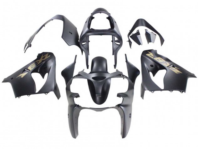Compra Carenados Moto Kawasaki ZX9R 2000-2001 - Negro Mate Oro